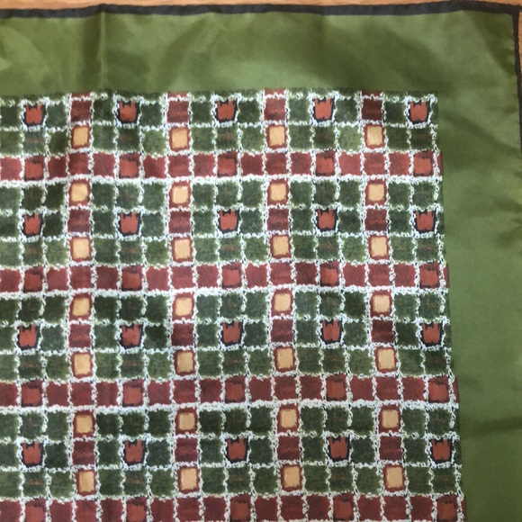 Chic Elegant design Square Bandana  Neckerchief VTG - Picture 8 of 16